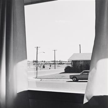 ROBERT ADAMS (1937- ) Out a Front Window, Longmont, Colorado, from The New West. 1968-71.                                                        